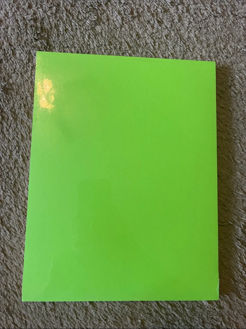 Neon Green Cardstock Pack